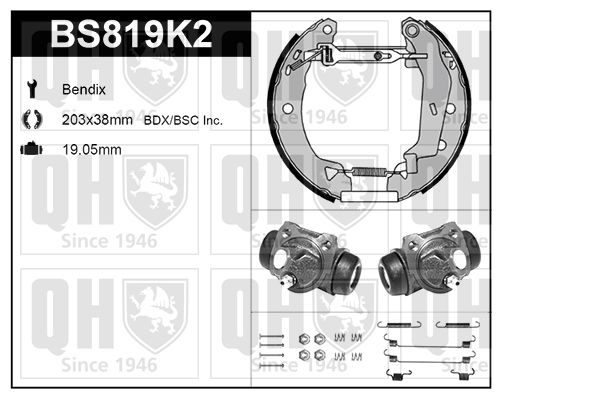 QUINTON HAZELL Jarrukenkäsarja BS819K2